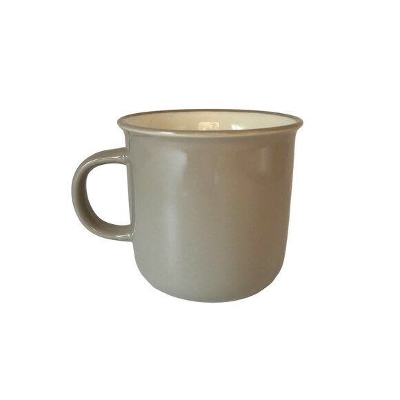 Sleigh Bell Bistro Noel Coffee Mug Coffee Tea Hot Choclate Ceramic Taupe Gray 12 - Picture 3 of 6